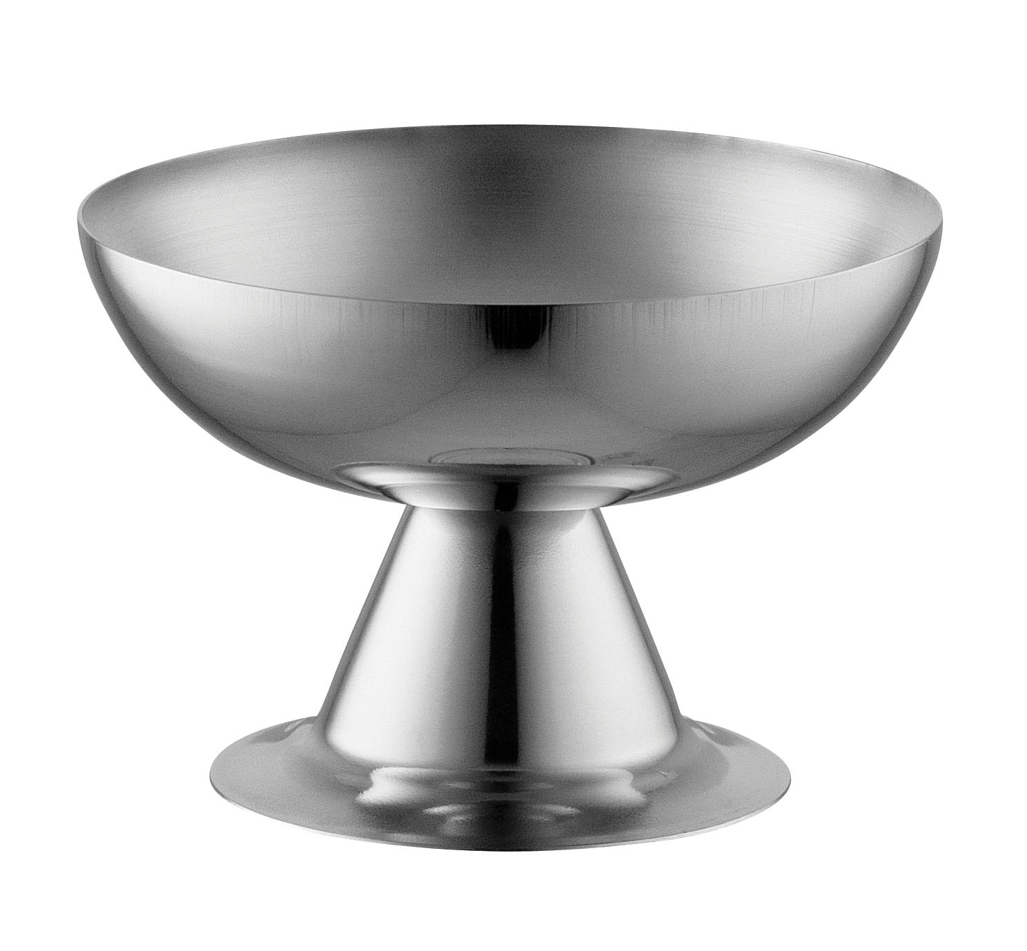 Coppa gelato con gambo leggero ? 10 cm. in acciaio inox 18\10