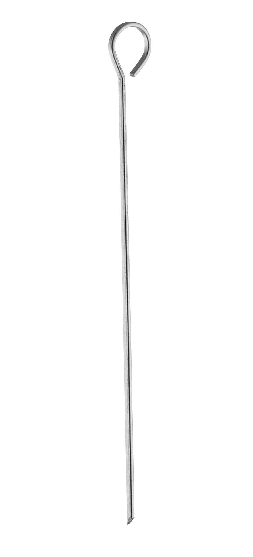 Conf. 12 spiedini cm. 10 inox